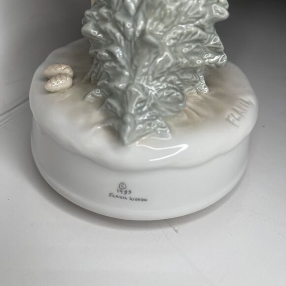 I’m Dreaming Of A White Christmas Music Box 1983 ~ Artist Flavia Weedn - Picture 4 of 4